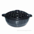 Cast Iron Steamer with Color Enamel Coating, Measures 31 x 18cm